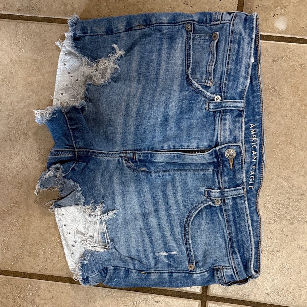 American Eagle Outfitters Blue Denim Shorts